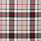 Thomson Grey 10oz Tartan Fabric By The Metre